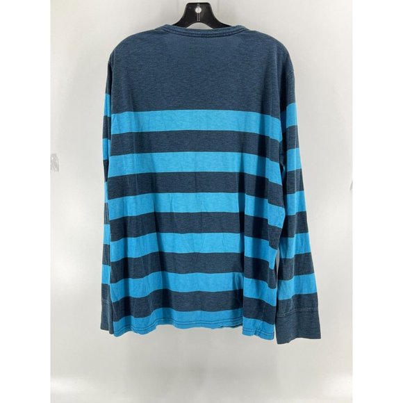 American Eagle Men's Long Sleeve Athletic Fit Blue Long Sleeve Tee T Shirt XL - Picture 4 of 10